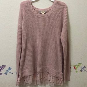 Pink Republic knitted sweater pink